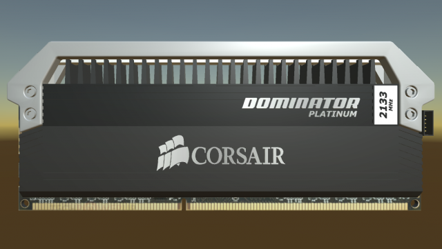Corsair Dominator Platinum Series DDR3-2133 MHz – 16 GB 3D Model