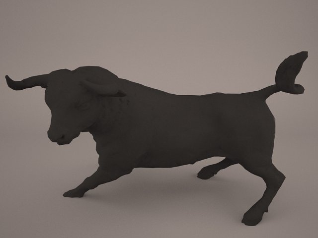 Bull Animal 3D Model