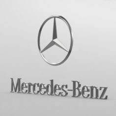 Mercedes benz logo 3D Model
