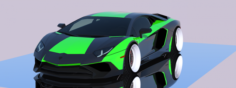 Lamborghini avendator sv 3D Model