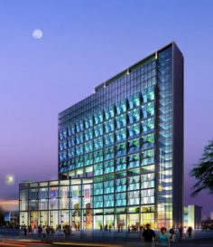 City building – multi-storeycommercial office 107 3D Model