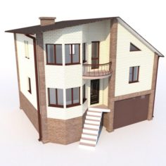 3D model Classic Country House-Cottage 3D Model