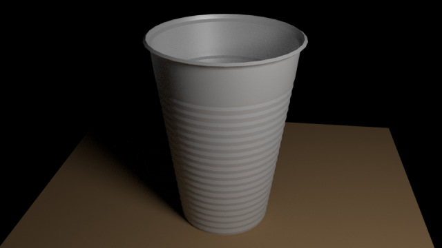 Plastic Cup 3D Model