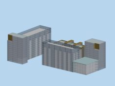 Urban planning – commercial buildings 102 3D Model