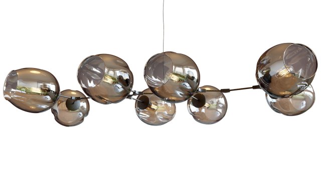 BRANCHING BUBBLE CHANDELIER 3D Model