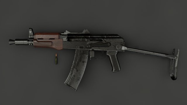 AKS-74U 3D Model