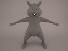 Cartoon Mouse 3D Model