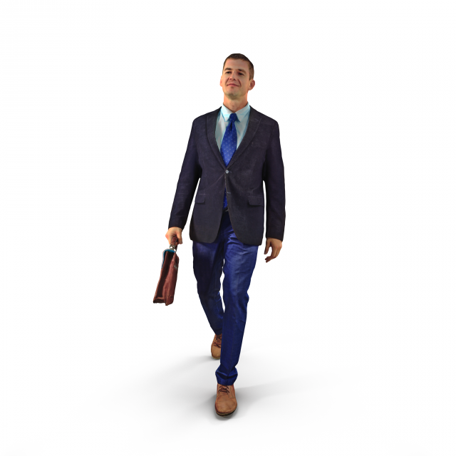 Business Man 3D Model