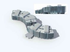 City – multi-storey commercial office building 31 3D Model