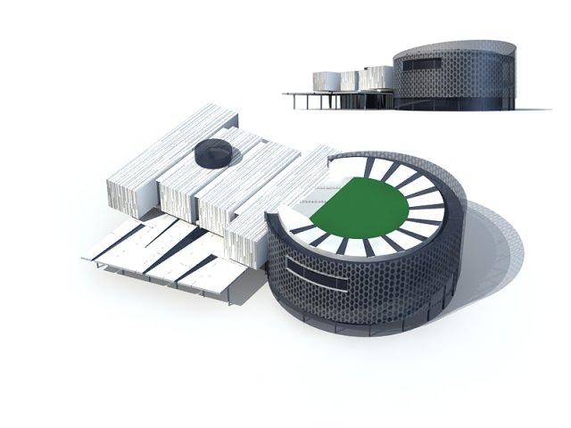 City – high-rise office 282 3D Model