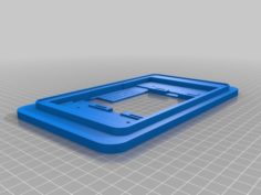 Raspberry PI with Screen adapter for InMoov back 3D Print Model