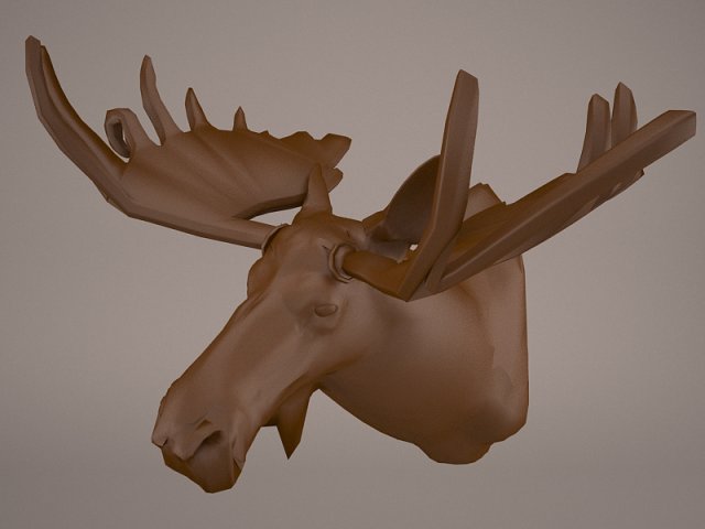 Deer Head 3D Model