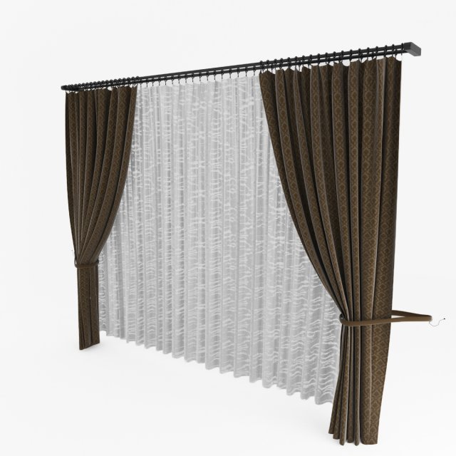 Curtain 3D Model