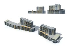 City – high-rise office 54 3D Model