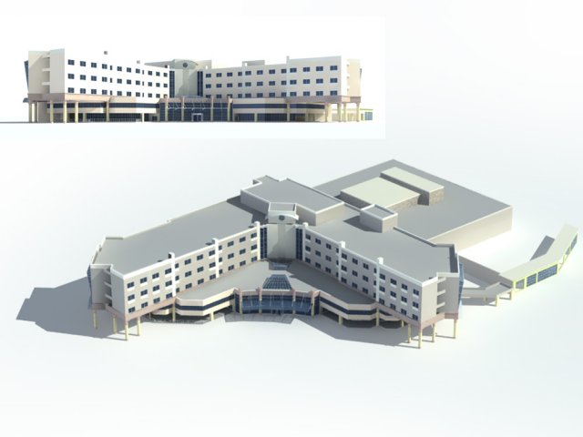 City – high-rise office 82 3D Model