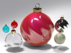 Christmas tree ball 9 Free 3D Model