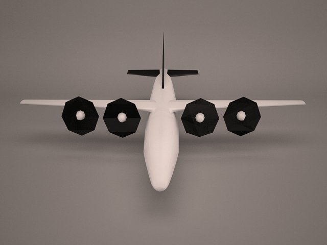 Military Aircraft 23 3D Model