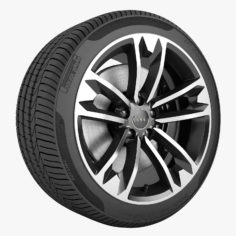 Audi A4 2016 Allroad Wheel 3D Model