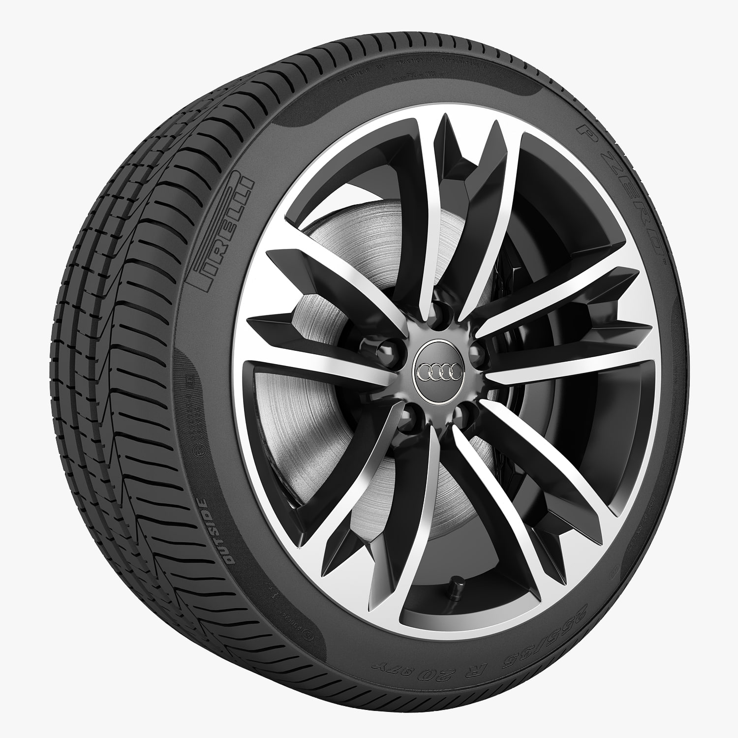 Audi A4 2016 Allroad Wheel 3D Model - 3DHunt.co