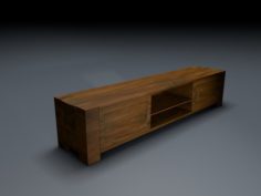 Low Poly Sideboard 3D Model
