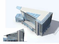 City – multi-storey commercial office building 26 3D Model