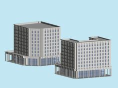 Urban planning – commercial buildings 213 3D Model