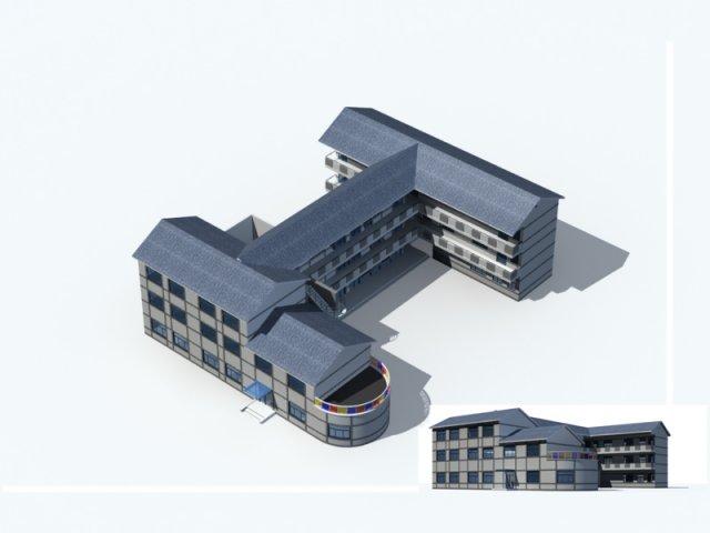 City – high-rise office 283 3D Model