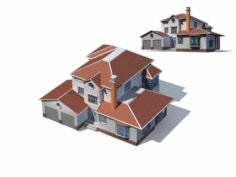 Urban architecture – private villas 39 3D Model