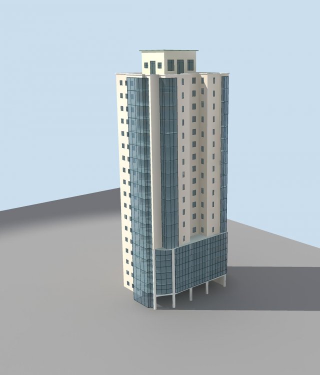 Urban planning – commercial buildings 252 3D Model