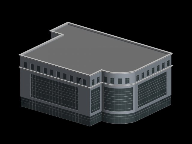 Urban planning – commercial buildings 11 3D Model