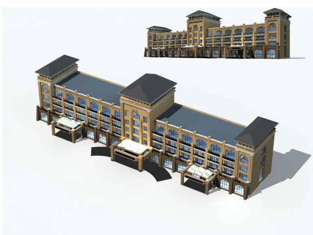 City – high-rise office 199 3D Model