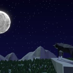 Wolf 						 Free 3D Model