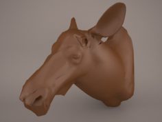 Cow Head 3D Model