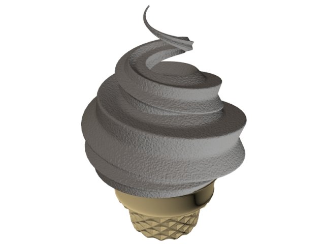Mini Ice Cream 3D Model