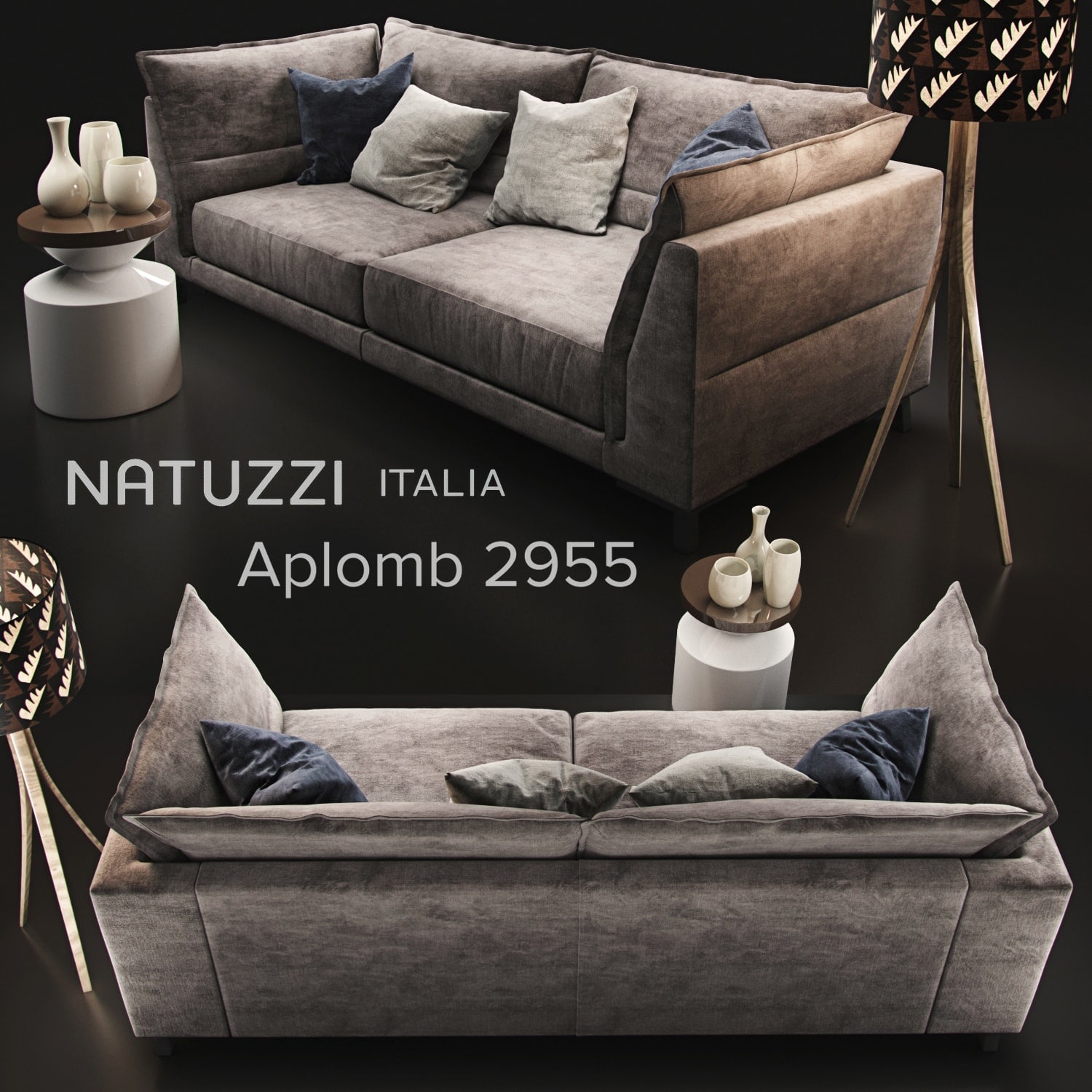 Sofa_Natuzzi_Aplomb 3D Model
