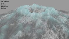 Snow Volcano 1 3D Model