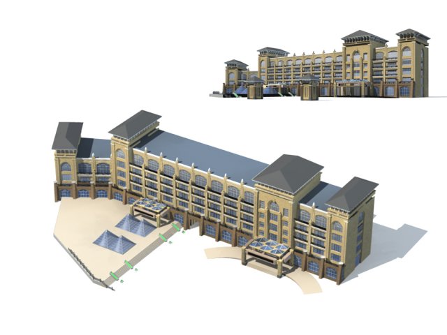 City – high-rise office 198 3D Model