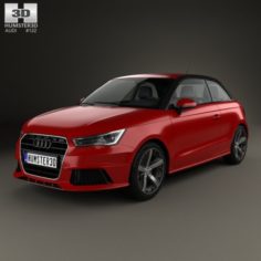 Audi A1 3-door 2015 3D Model