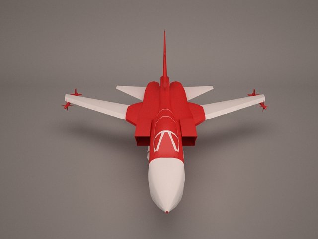 Military Aircraft 43 3D Model