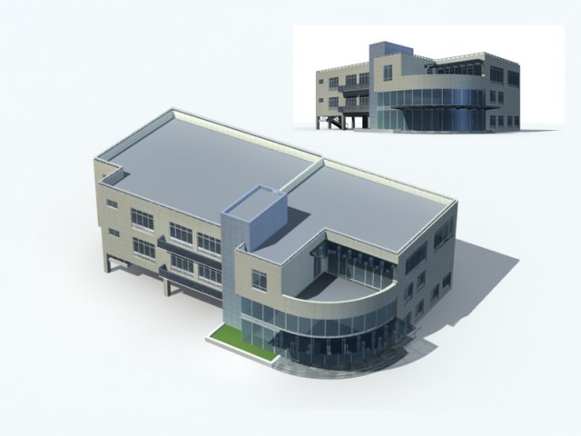 City – high-rise office 262 3D Model