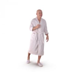 Spa oldman 3D Model