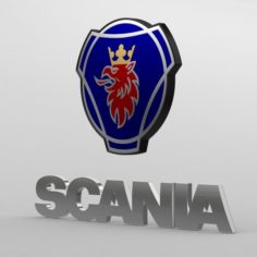 Scania logo 3D Model
