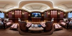 Panorama European home theater conference room 04 3D Model