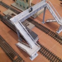 Railway bridge HO (Railway bridge) 3D Print Model