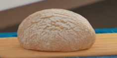 Low poly bread 3D Model