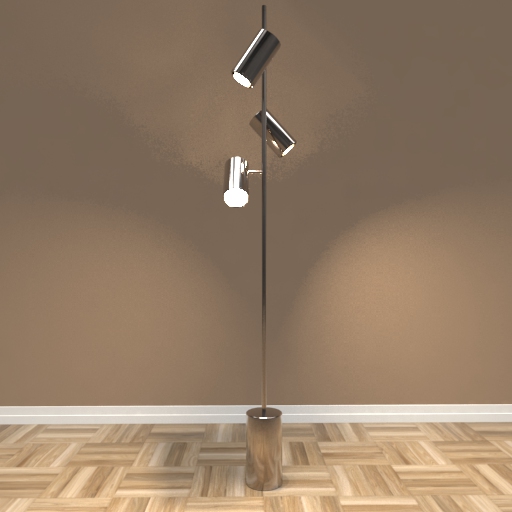 Trio Floor Lamp 3D Model