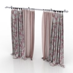 Curtain 3D Model