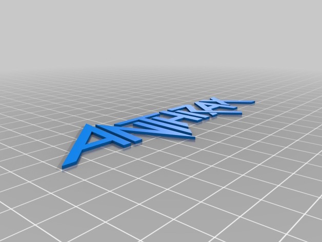 Big Collection Of Random Band Logos 3D Print Model