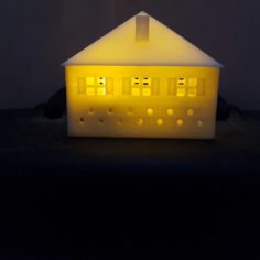 SMALL ILLUMINATED HOUSE 3D Print Model