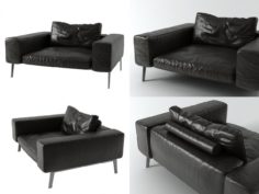 Lifesteel armchair 145 3D Model
